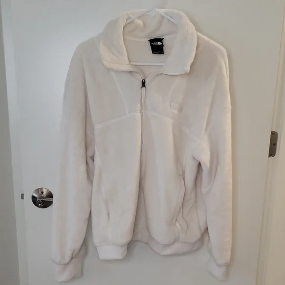 Women's North Face Cream Fleece Jacket - Picture 1 of 5